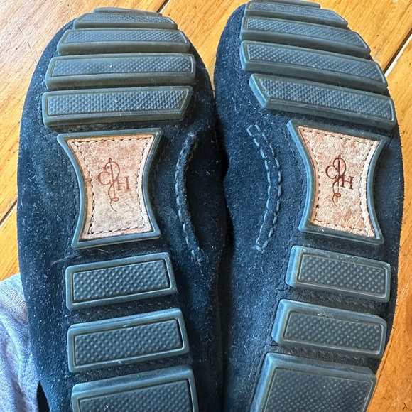 Cole Haan Black Suede Driving Shoes D40907 Women’s size 8 1/2B - Picture 2 of 9